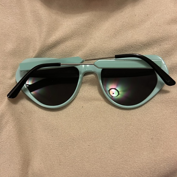 Spitfire Mint Green Cat-Eye Sunglasses - Picture 3 of 11